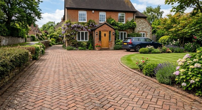 Brick Driveway Installation in Worcester, MA