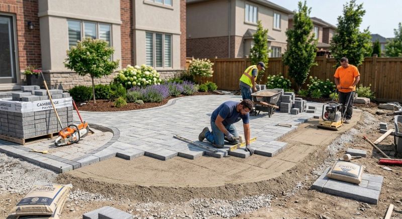 Porch Pavers Installation in Boston, MA